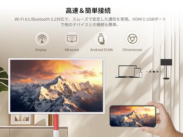 Amazon.co.jp: KTC MegPad 32型 4K UHD 移動式スマートモニター