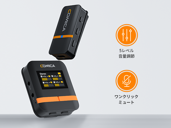 Amazon.co.jp: Comica Vimo Q 送信機4台+受信機1台 黒ワイヤレス