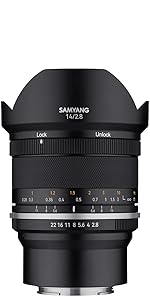 Amazon | SAMYANG 単焦点広角レンズ MF 14mm F2.8 MK2 ソニー FE