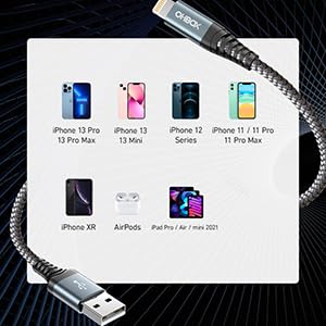 Amazon.co.jp: iPhone 充電ケーブル 2M 3本セット 高耐久 あいふぉん