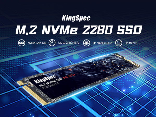 Amazon.com: KingSpec SSD 1TB, M.2 NVMe Gen3x4 SSD 2280 - Up to