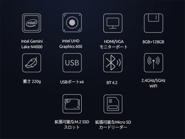 Amazon.co.jp: BMAX ミニPC B1Pro 8GB DDR4 128GB SSD インテル