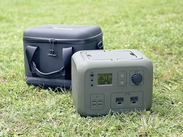 Amazon.co.jp: Smart Tap ポータブル電源 PowerArQ mini オリーブ