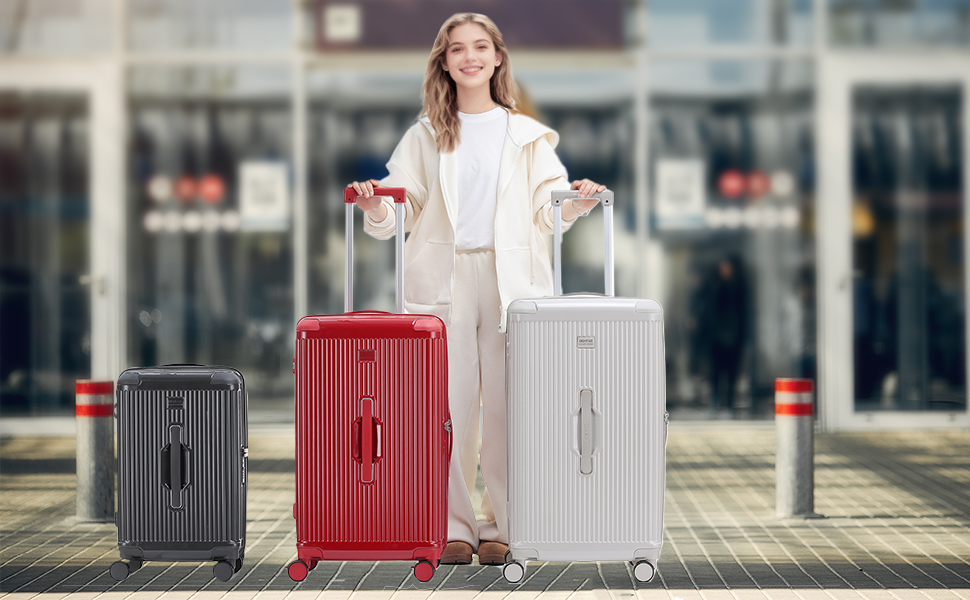Amazon | [LIGHTGO] スーツケース キャリーバッグ 軽量 大容量 20