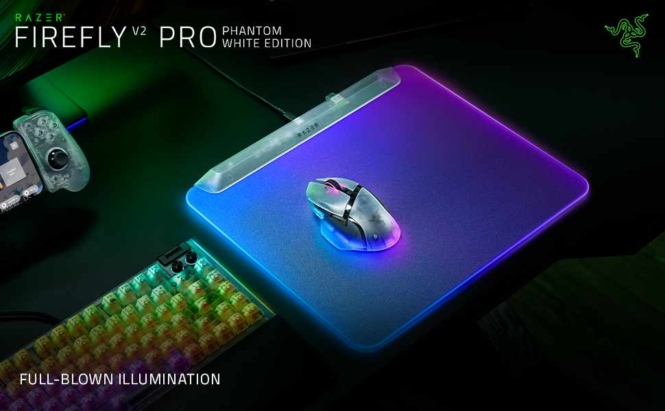 Amazon.co.jp: Razer レイザー Firefly V2 Pro Phantom White Edition
