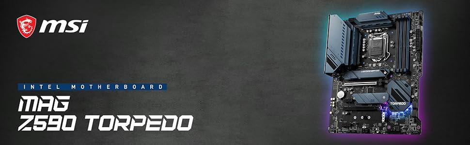 Amazon.co.jp: MSI MAG Z590 TORPEDO マザーボード ATX 第10・11世代