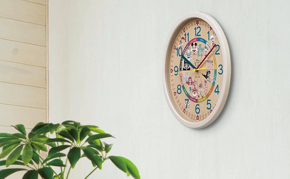 Amazon.co.jp: セイコークロック(Seiko Clock) 掛け時計 知育 アナログ