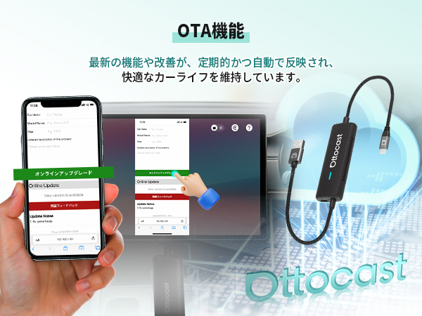 Amazon.co.jp: 【公式】オットキャストMirror Touch Ottocast 新型