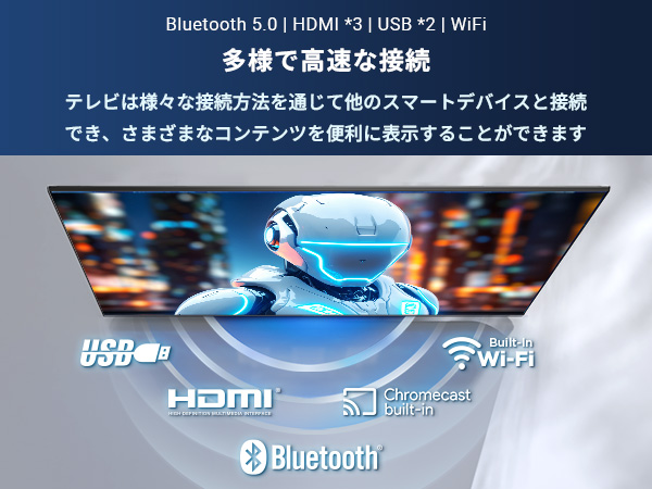 Amazon | VEZZER チューナーレス テレビ 25型 フルハイビジョン Google
