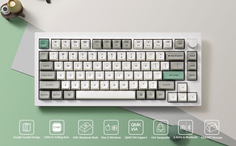 Amazon | 【国内正規品】Keychron Q1 Max QMK/VIAワイヤレス・カスタム