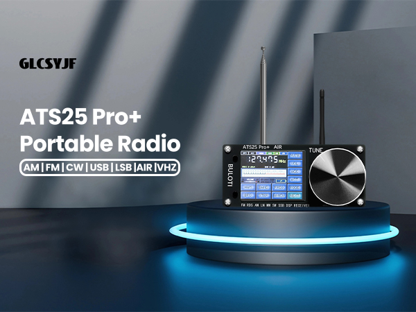 Amazon.com: GLCSYJF ATS25pro+ Portable Radio AM FM, Touch Screen