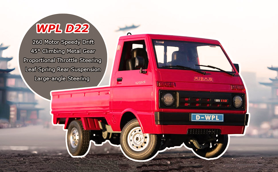 Amazon.com: HLSFWDRIVE RC Kei Truck WPL RC Car 1/10 Remote Control