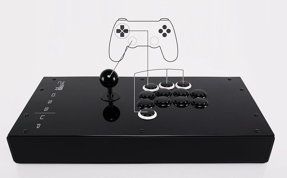 Amazon | CrossUp PS4 / PC / Switch®対応 USB ゲームコントローラー