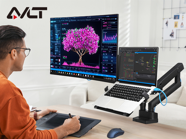 Amazon.co.jp: AVLT ノートパソコン＆モニターアーム 15.6インチノート