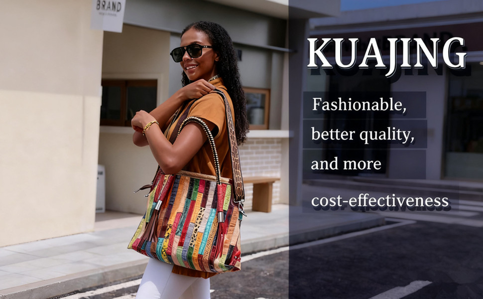 Amazon.com: KUAJING Multicolored Floral Leather Shoulder Crossbody