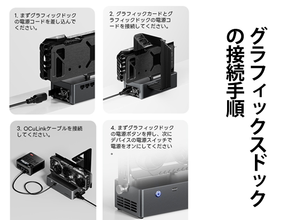 Amazon.co.jp: AOOSTAR AG01 eGPUドックドッキングステーション