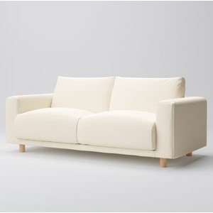 Amazon｜無印良品 ソファ本体 白 2.5シーター 幅193×奥行90.5×高さ75cm
