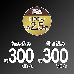 Amazon | I-O DATA ポータブルSSD 500GB 耐衝撃 軽量 PS5 PS4/PS4 Pro
