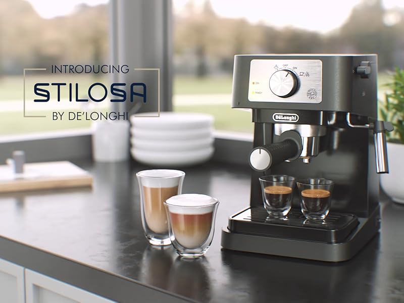 Amazon.com: De'Longhi Stilosa Manual Espresso Machine, Latte