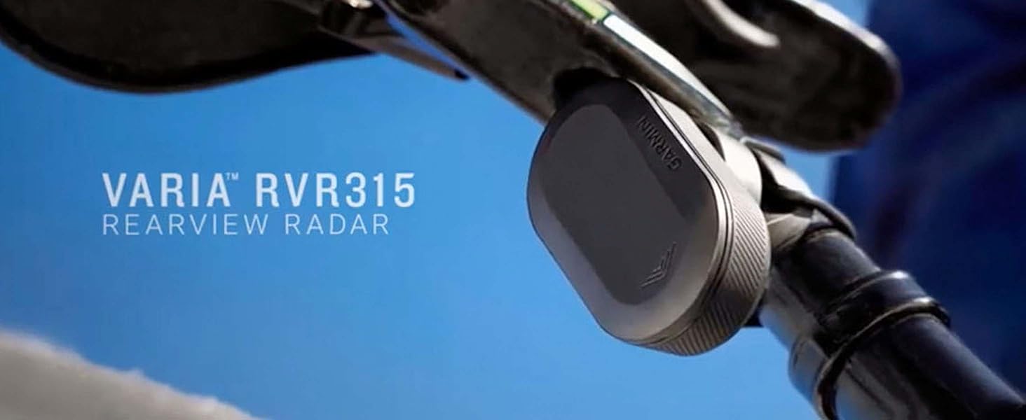 Amazon.com: Garmin Varia RVR315, Cycling Rearview Radar with