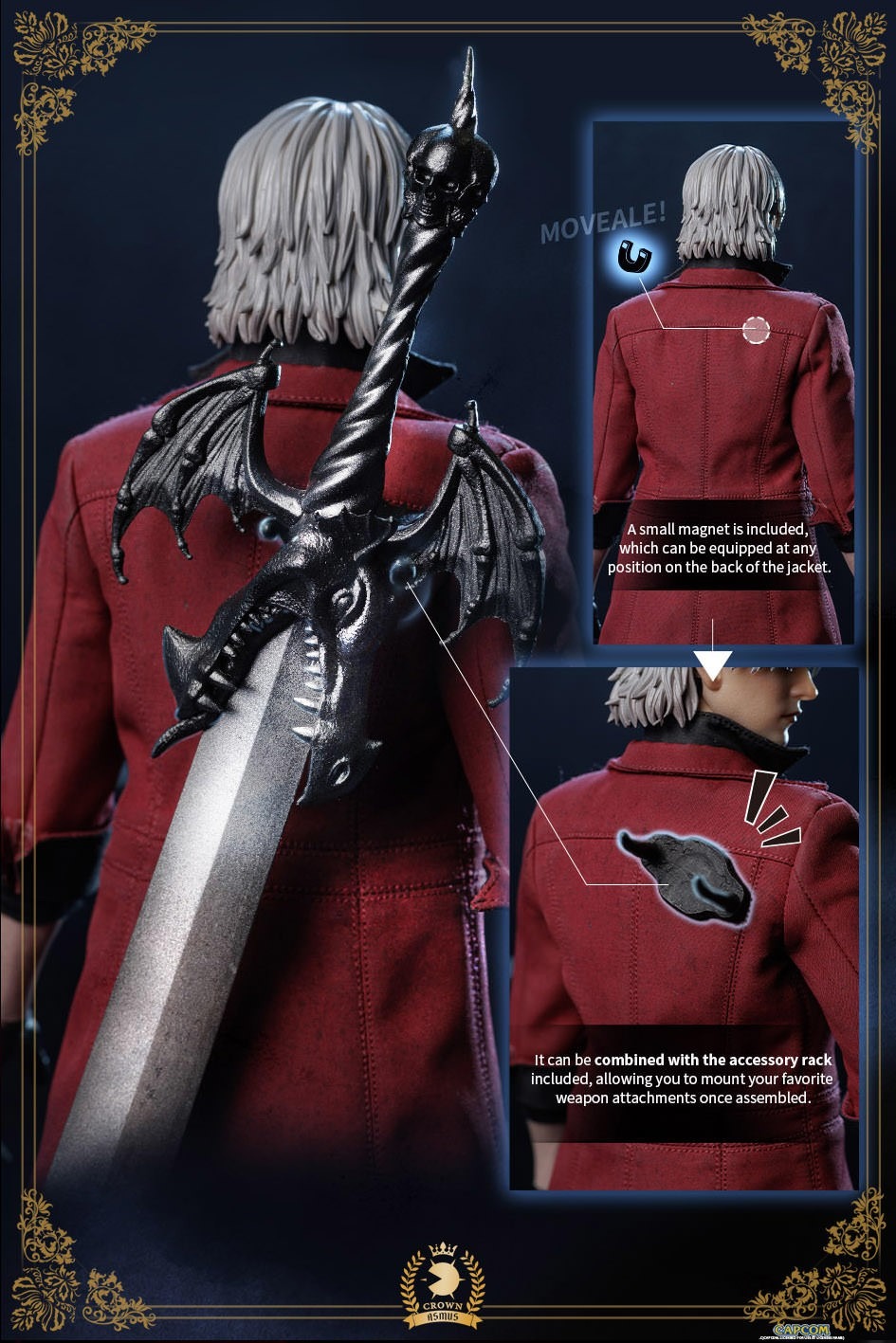 デビルメイクライ/ ダンテ 1/6 アクションフィギュア ラグジュアリー