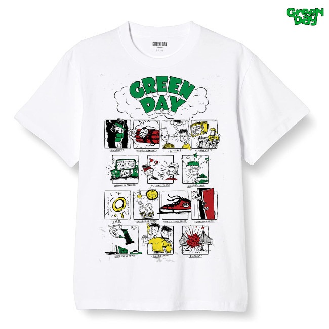 Green Day / グリーン・デイ - DOOKIE RRHOF Tシャツ(ホワイト) | T