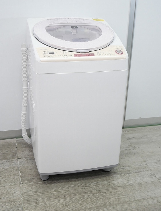 SHARP SHARP シャープ ES-TX8F ⁄ シャープ 洗濯機 洗濯乾燥機 ES-TX8F-W 穴