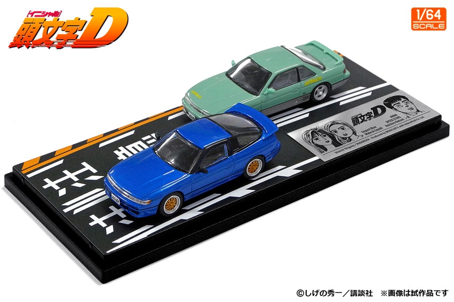 1/64 頭文字D セットVol.11末次トオルロードスター(NA6CE) & 川井淳郎