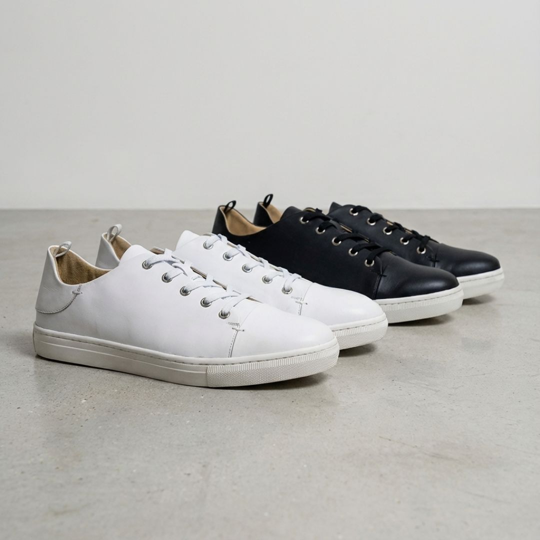 レザースニーカー メンズ ホワイト 白 本革 CILEGON WHITE x WH