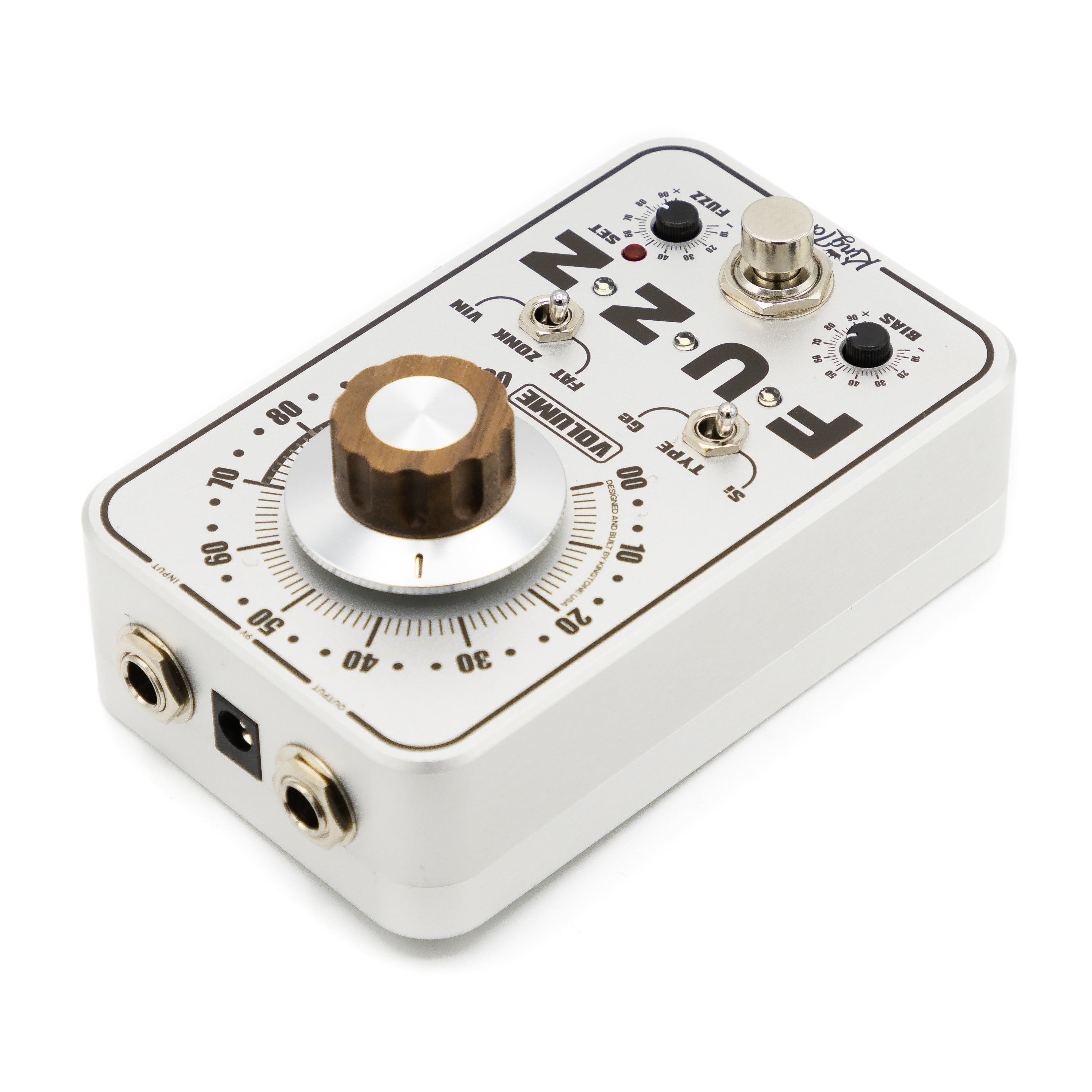 King Tone - miniFUZZ V2 - Silver | Mass Street Music