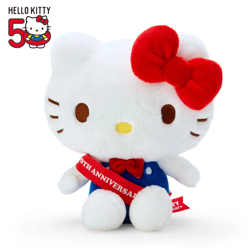 ハローキティ ぬいぐるみ(ハローキティ50周年) - Meccha Japan