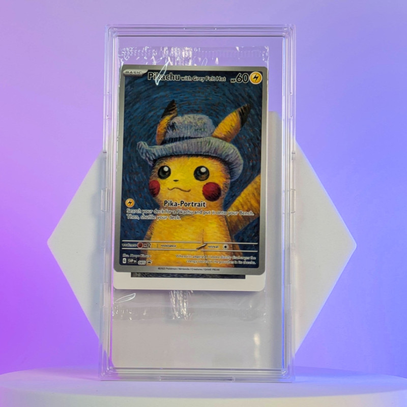 Promo Card Pikachu with Grey Felt Hat SV-P 085 Pokémon x Van Gogh