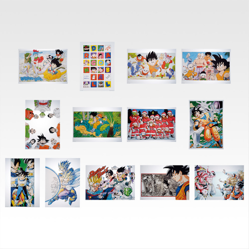 H賞 鳥山明カラーイラストクリアポスター - Meccha Japan