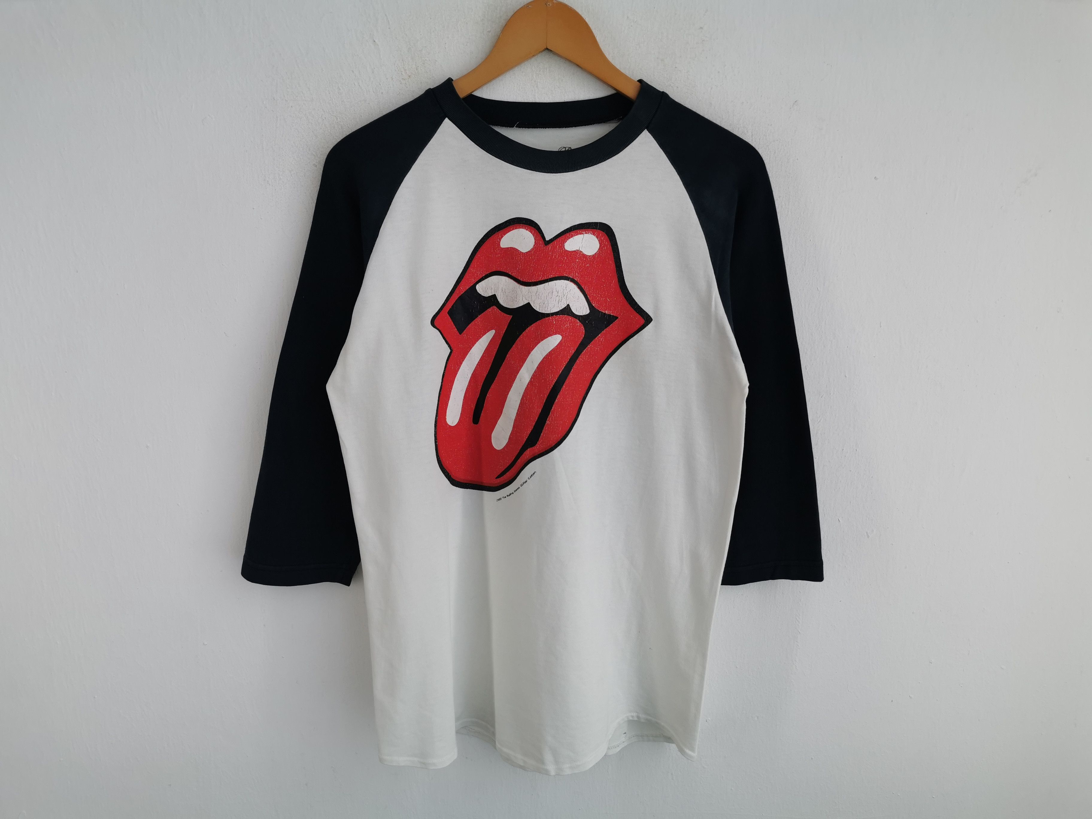 Band Tees × Japanese Brand Masux Rolling stones popcorn raglan
