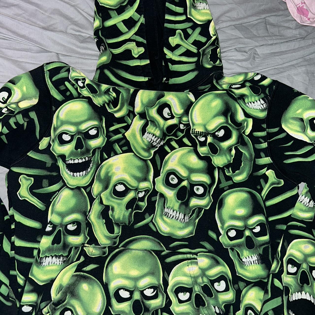 Supreme Skull Pile Hoodie Rare US L Worn it a few | Depop