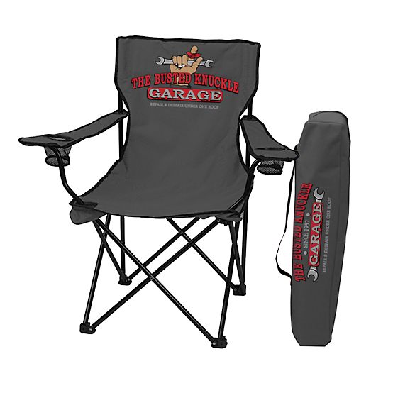 The Busted Knuckle Garage Outdoor Folding Chair at Tractor Supply Co