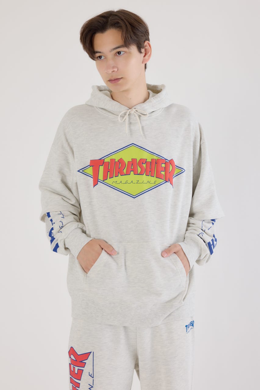 RODEO CROWNS WIDE BOWL | 【UNISEX】(THRASHER) レイヤードスウェット