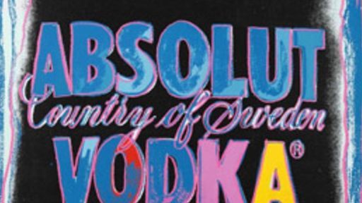 アンディ・ウォーホルが描いた「ABSOLUT」がデザインボトルに