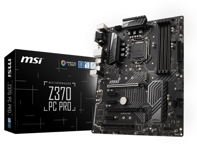 MSI Z370 PC PRO インテル 300シリーズ LGA1151対応 intel Z370チップ