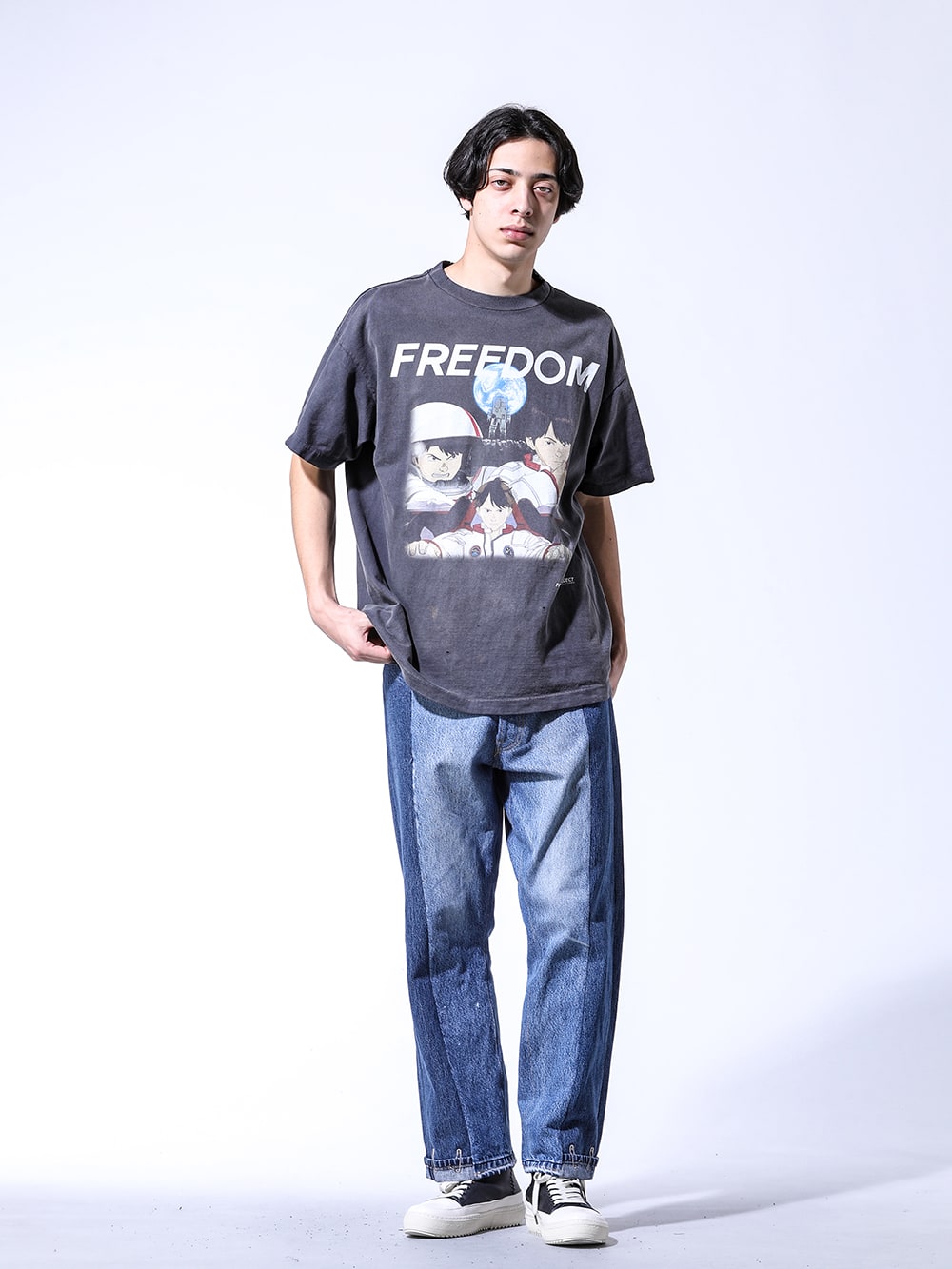 SAINT Mxxxxxx 2024SS FREEDOM Collaboration T-shirts, 3 Items