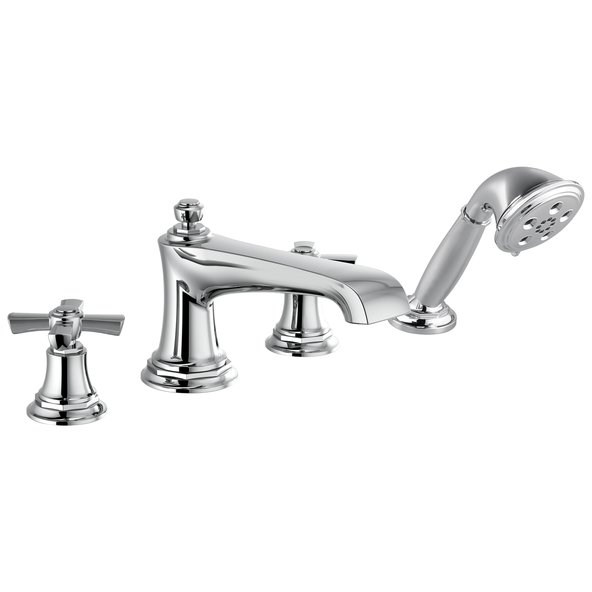 Rook® | Roman Tub Faucet with Handshower - Less Handles