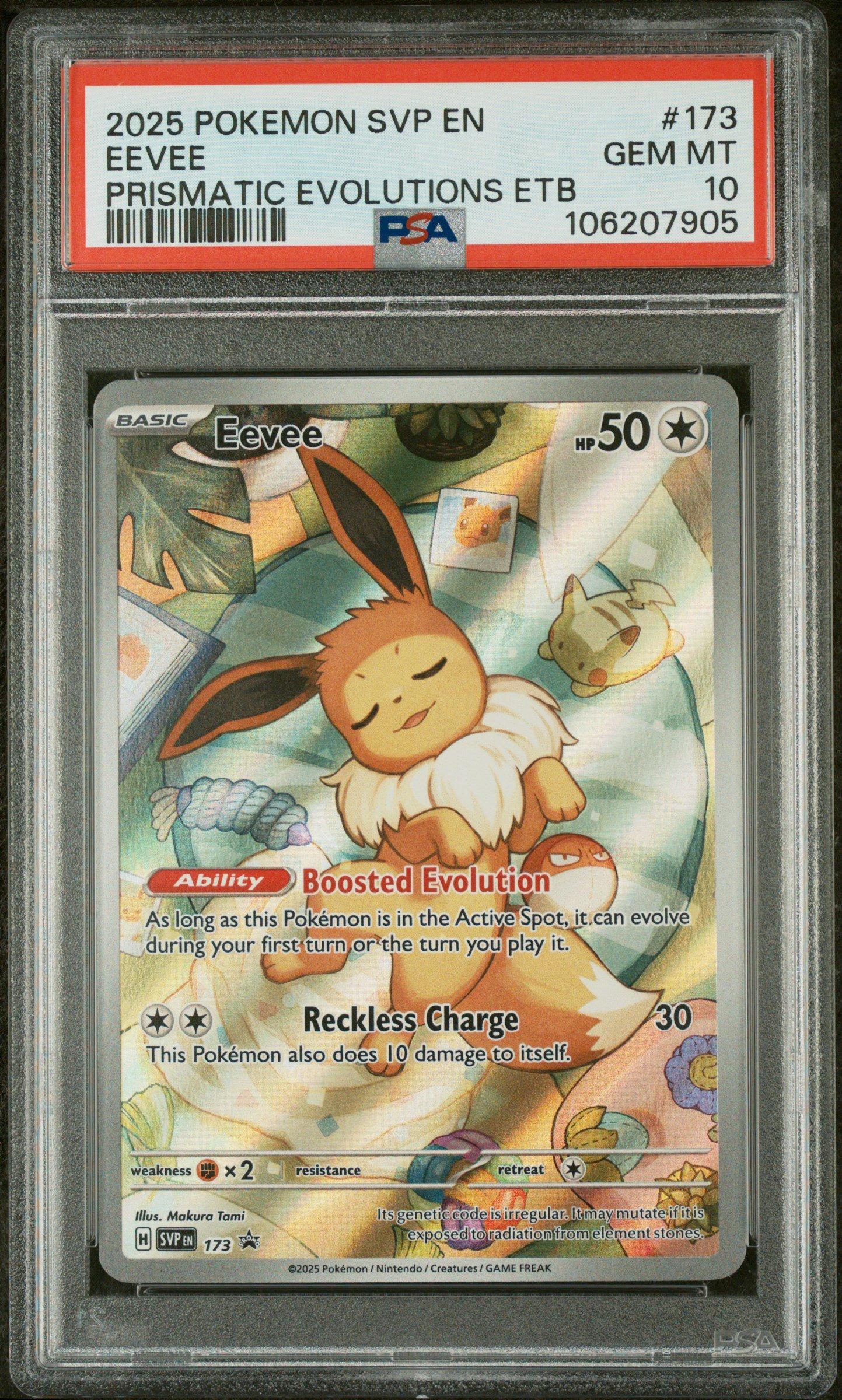 2025 Pokemon Svp En-sv Black Star Promo 173 Eevee Prismatic