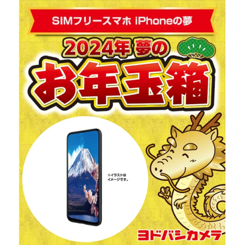 ヨドバシ福袋2025】オンラインは抽選終了、店頭は1月1日元旦から