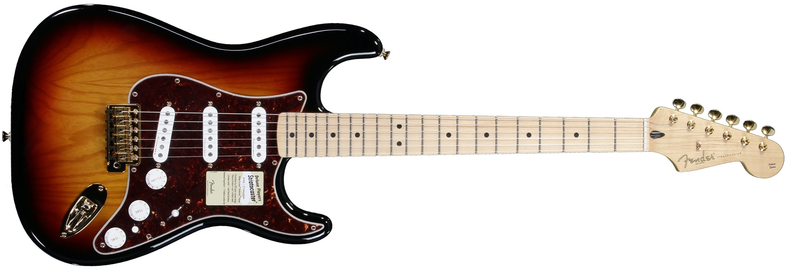 Fender Deluxe Players Stratocaster MN 3-Tone Burst - 717669299699