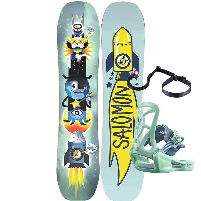 2025 Salomon Team Package Junior Snowboard and Binding Combo