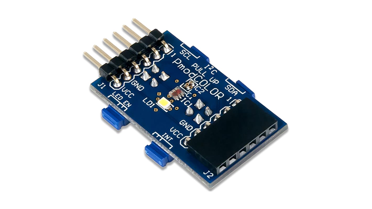 Digilent I2C, SPI Pmodカラー: カラーセンサモジュール 拡張