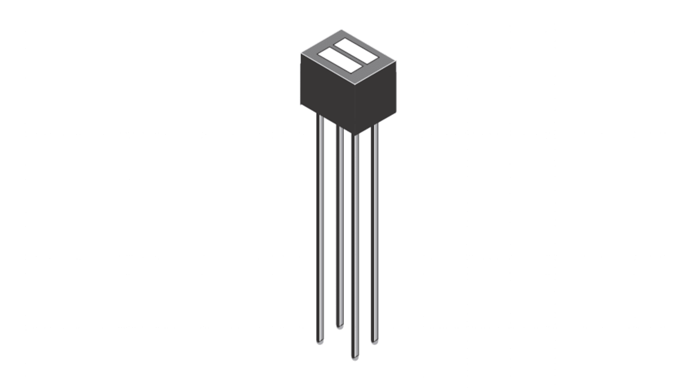 QRD1114 | onsemi フォトトランジスタ, スルーホール, 赤外線 4ピン