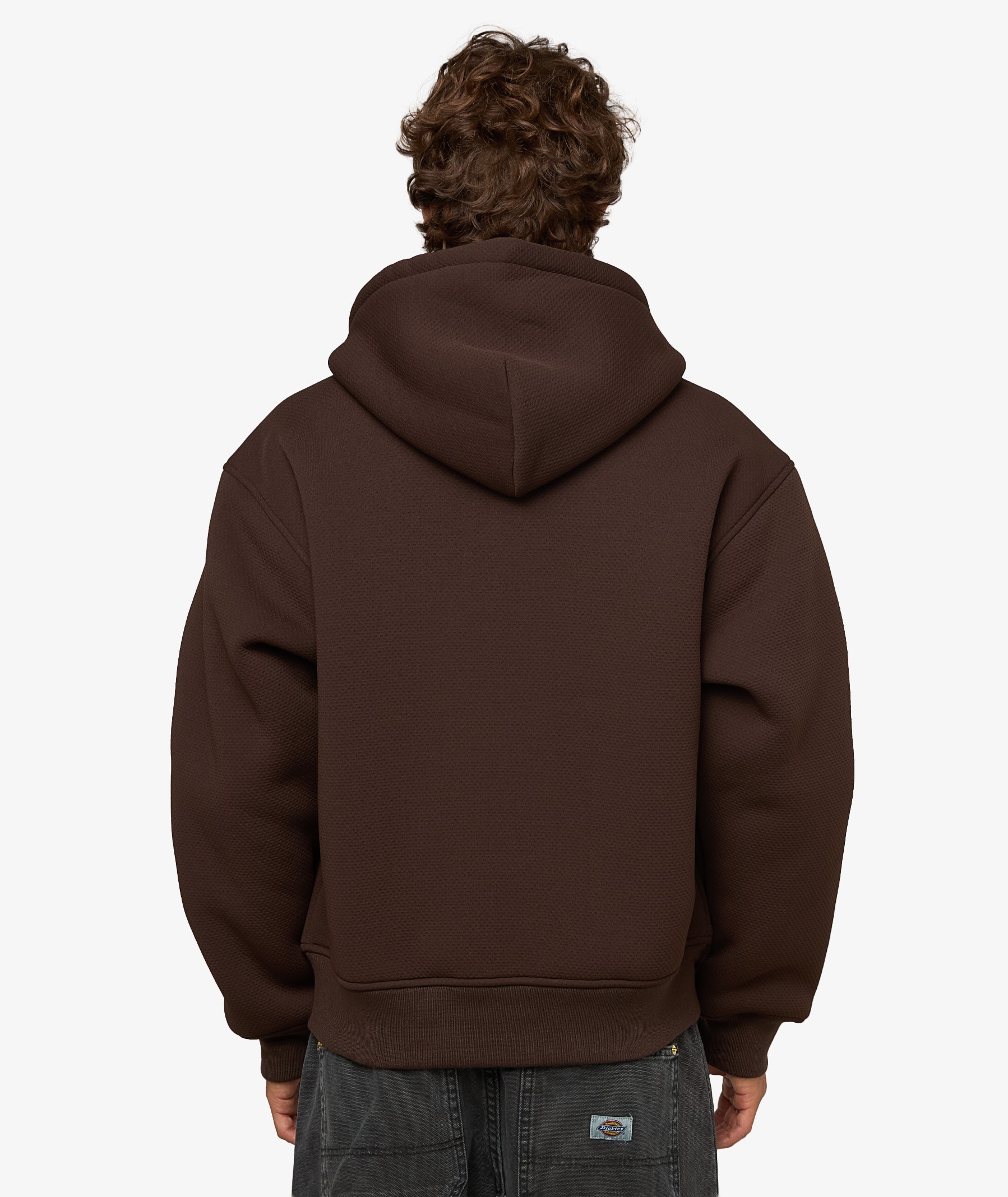Stüssy Bonded Sherpa Hoodie | Dark Brown | SVD USA