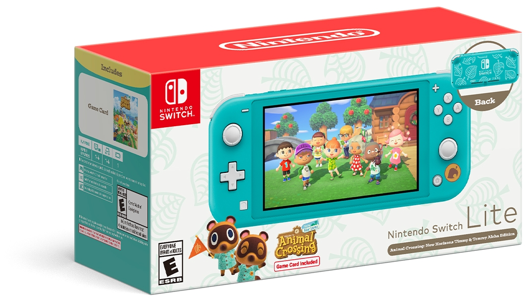 Nintendo Switch Lite Turquoise Animal Crossing: New Horizons Timmy