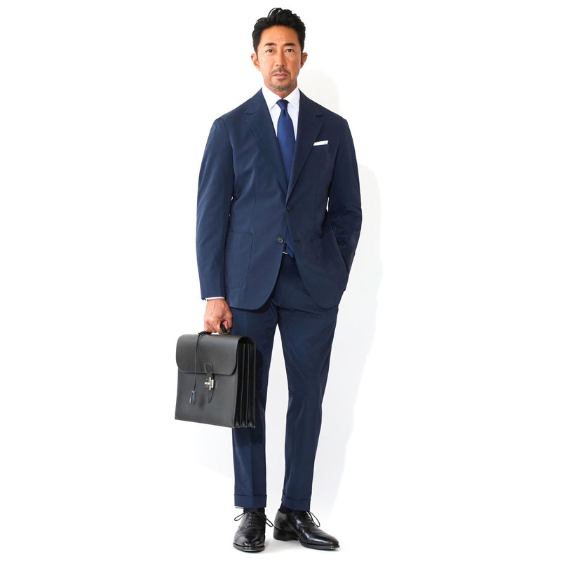 K-3B EXECUTIVE】179_X（布帛） RICH NYLON JAPAN MADE ドレスパンツ